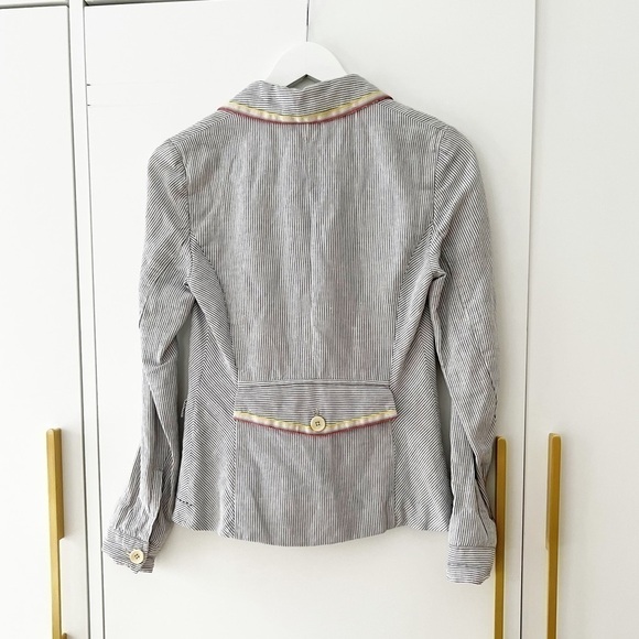 Anthropologie Cartonnier Sunglow striped blazer - Picture 5 of 5